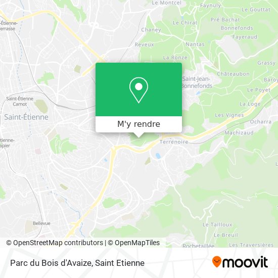 Parc du Bois d'Avaize plan