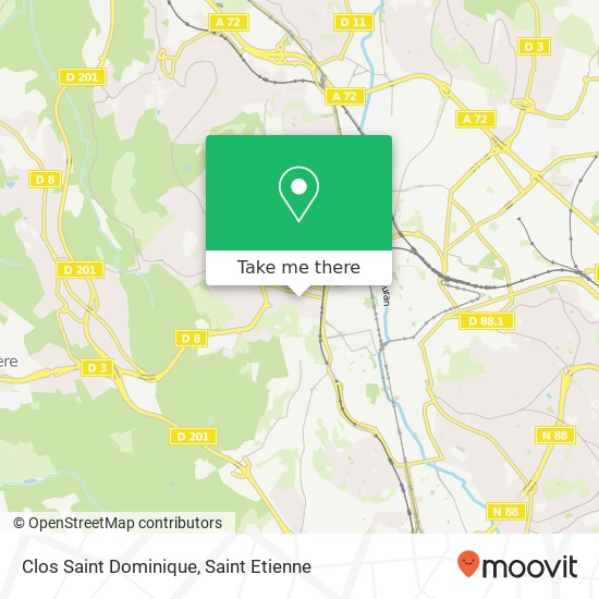 Clos Saint Dominique plan