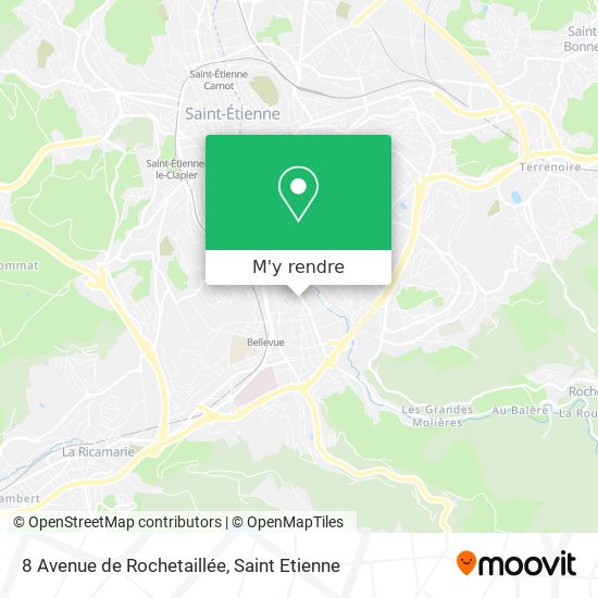 8 Avenue de Rochetaillée plan