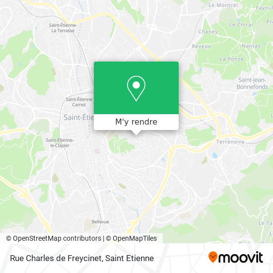 Rue Charles de Freycinet plan
