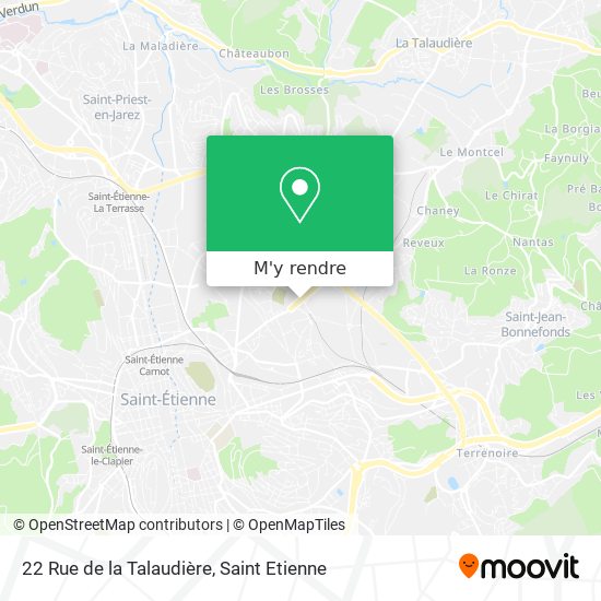 22 Rue de la Talaudière plan
