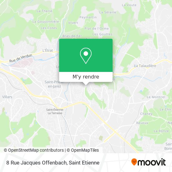 8 Rue Jacques Offenbach plan