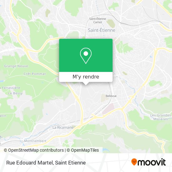 Rue Edouard Martel plan