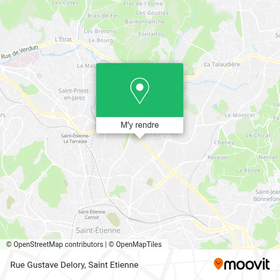 Rue Gustave Delory plan