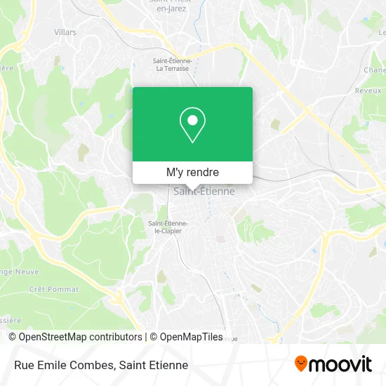 Rue Emile Combes plan