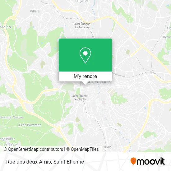 Rue des deux Amis plan