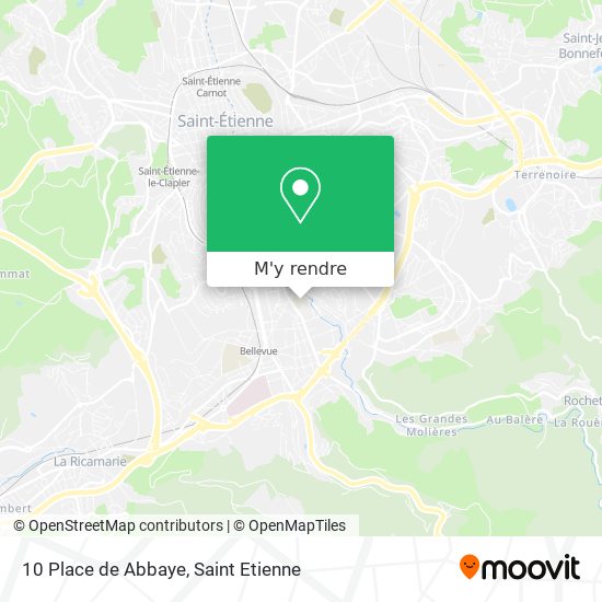10 Place de Abbaye plan