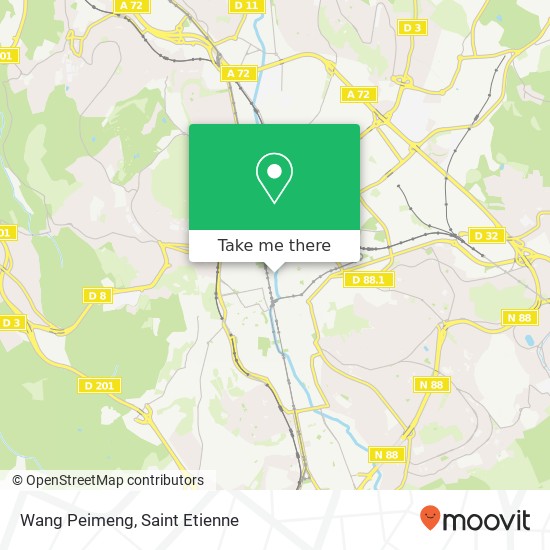 Wang Peimeng, 3 Rue Blanqui 42000 Saint-Étienne plan