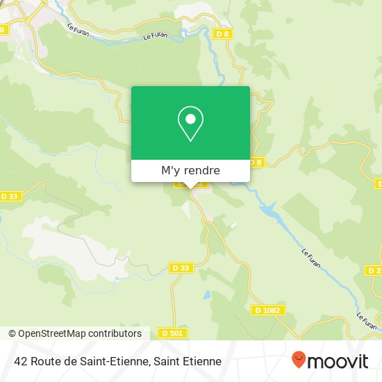42 Route de Saint-Etienne plan