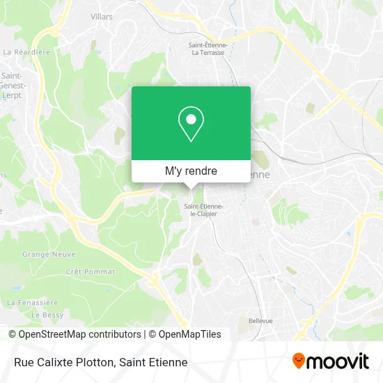 Rue Calixte Plotton plan