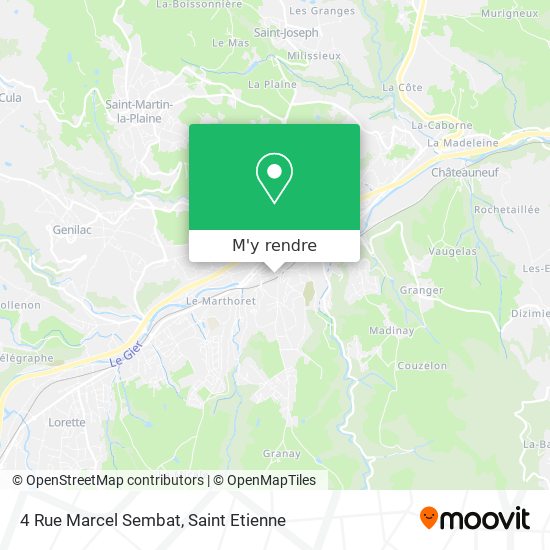 4 Rue Marcel Sembat plan