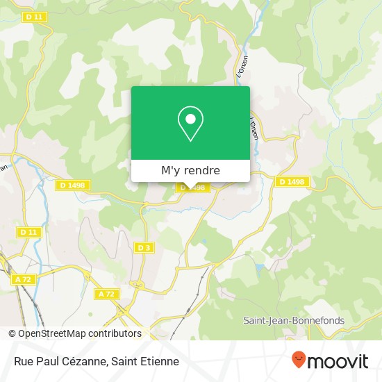 Rue Paul Cézanne plan