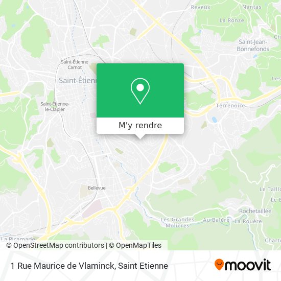 1 Rue Maurice de Vlaminck plan