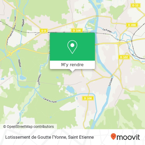 Lotissement de Goutte l'Yonne plan