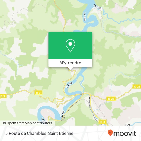 5 Route de Chambles plan