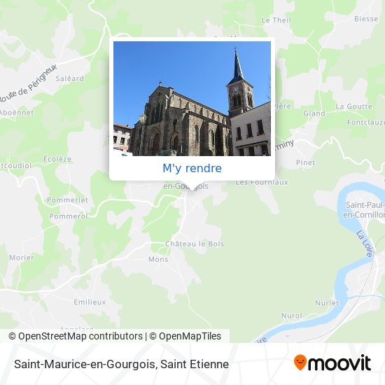 Saint-Maurice-en-Gourgois plan