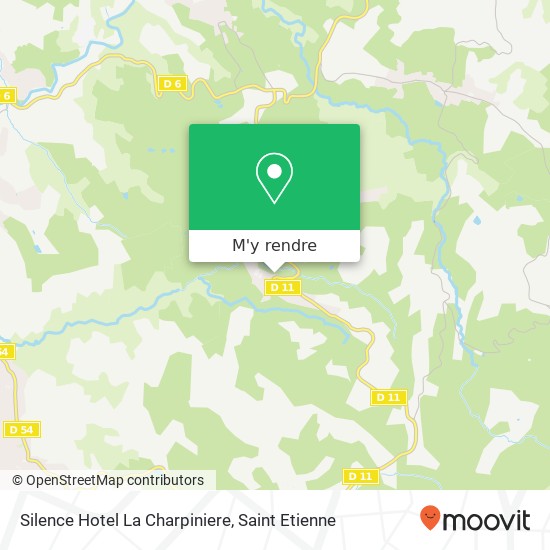 Silence Hotel La Charpiniere plan