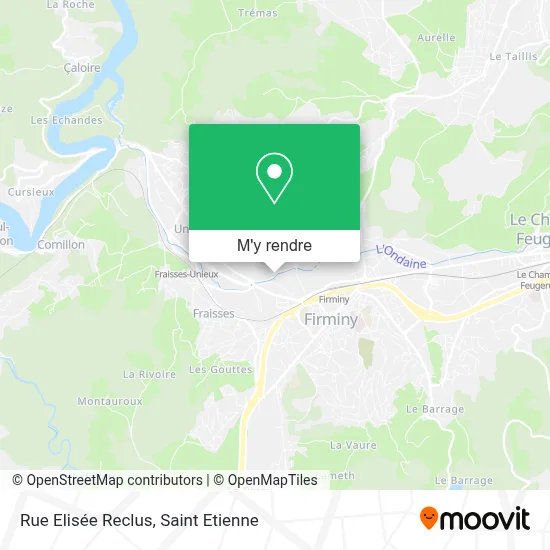 Rue Elisée Reclus plan