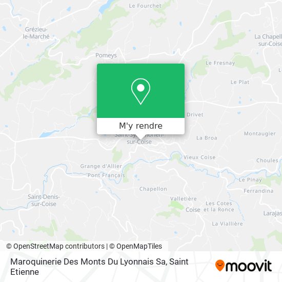 Maroquinerie Des Monts Du Lyonnais Sa plan