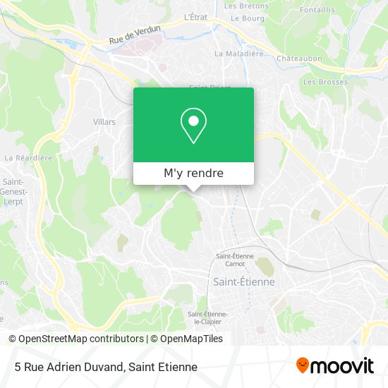 5 Rue Adrien Duvand plan