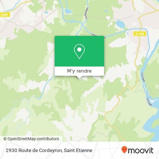 2930 Route de Cordeyron plan