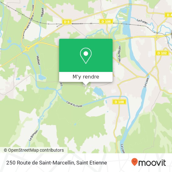 250 Route de Saint-Marcellin plan