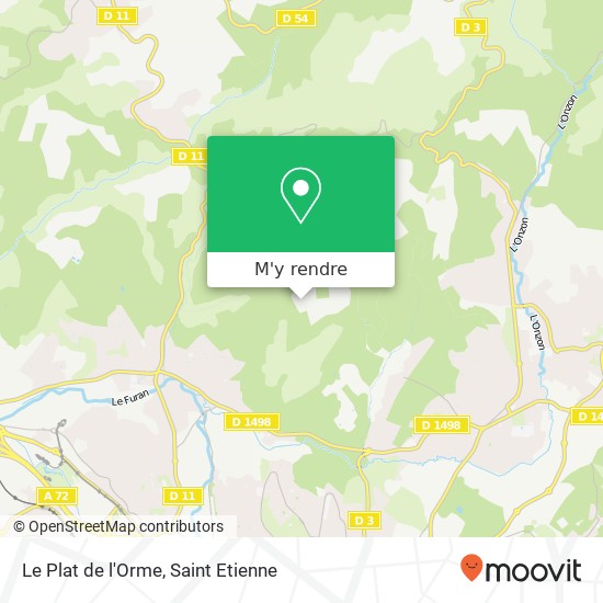 Le Plat de l'Orme plan