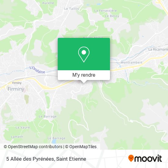 5 Allée des Pyrénées plan