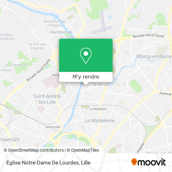 Église Notre-Dame De Lourdes plan