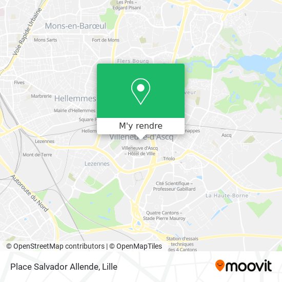 Place Salvador Allende plan