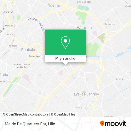 Mairie De Quartiers Est plan