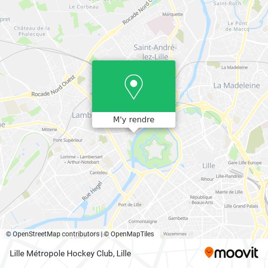 Lille Métropole Hockey Club plan