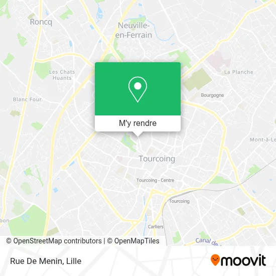 Rue De Menin plan