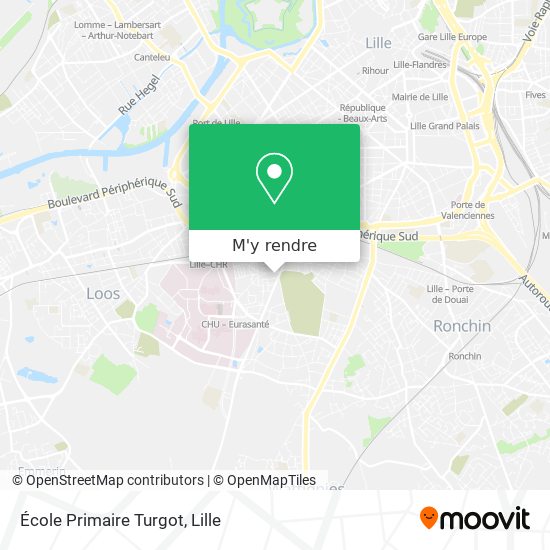 École Primaire Turgot plan