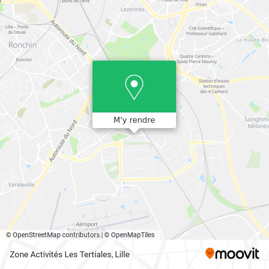 Zone Activités Les Tertiales plan