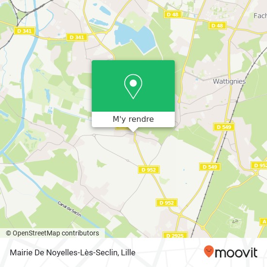 Mairie De Noyelles-Lès-Seclin plan