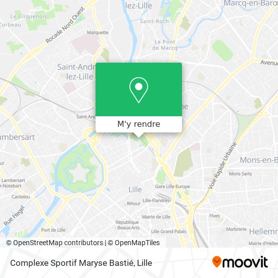 Complexe Sportif Maryse Bastié plan