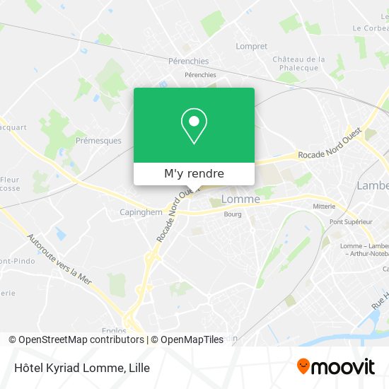 Hôtel Kyriad Lomme plan