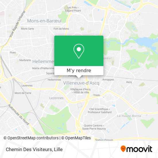 Chemin Des Visiteurs plan