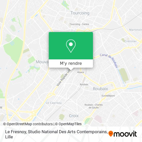 Le Fresnoy, Studio National Des Arts Contemporains plan