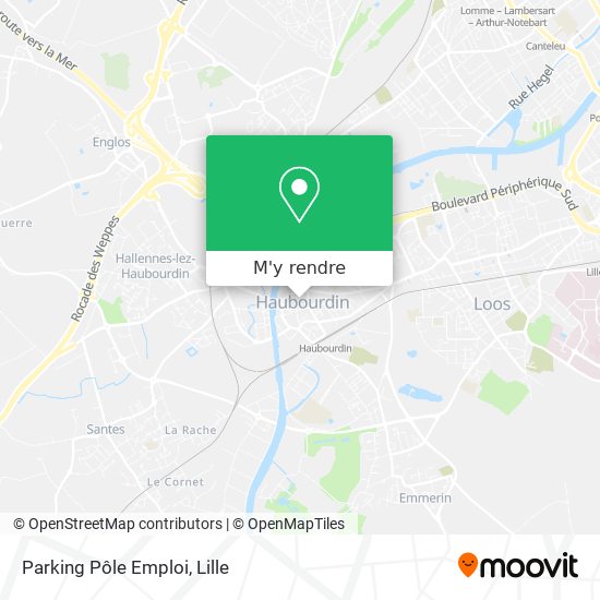 Parking Pôle Emploi plan