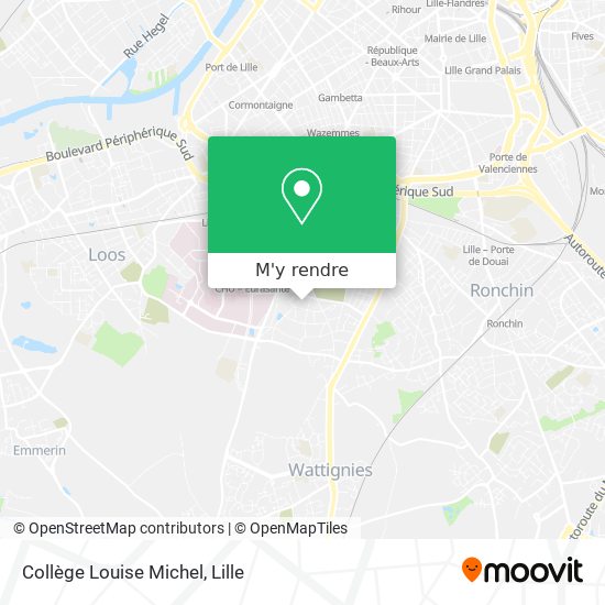 Collège Louise Michel plan