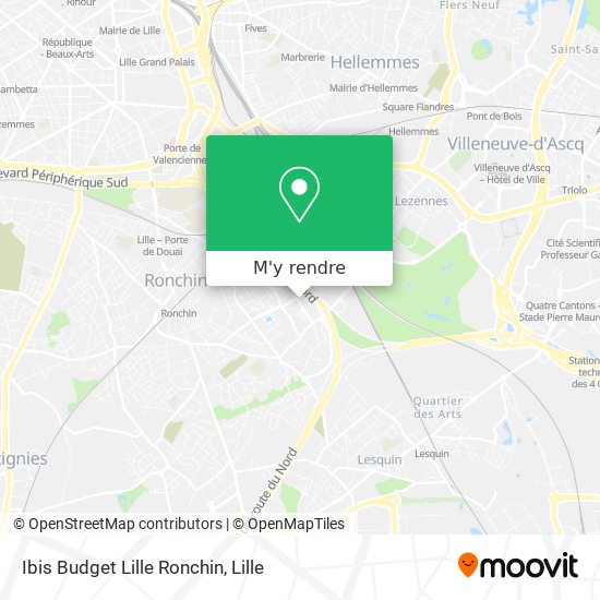 Ibis Budget Lille Ronchin plan