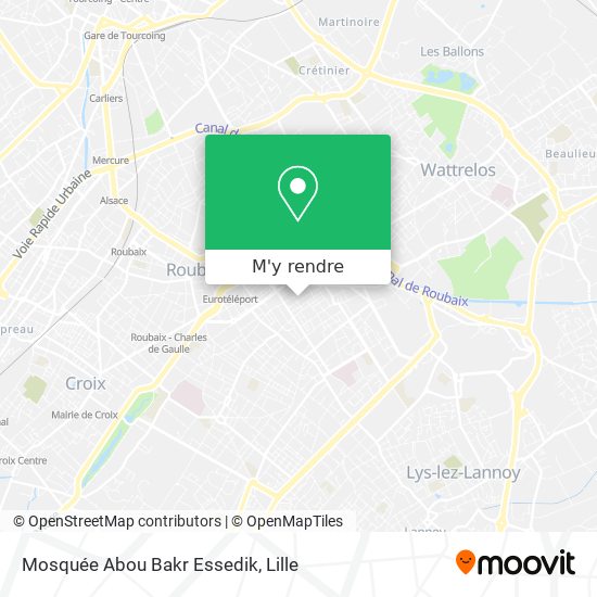 Mosquée Abou Bakr Essedik plan