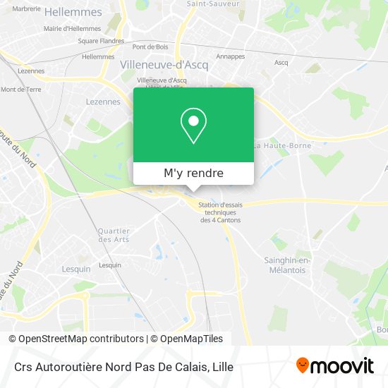 Crs Autoroutière Nord Pas De Calais plan