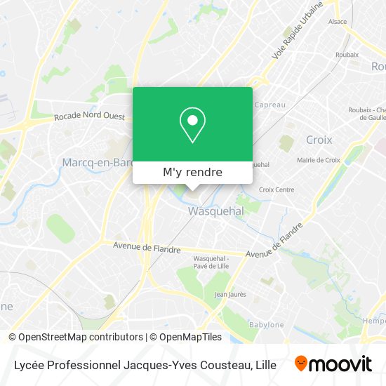 Lycée Professionnel Jacques-Yves Cousteau plan
