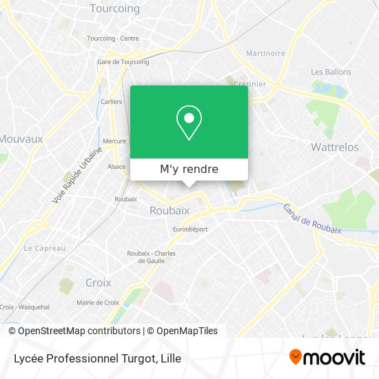 Lycée Professionnel Turgot plan