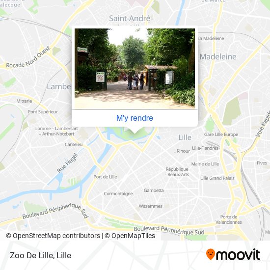 Zoo De Lille plan