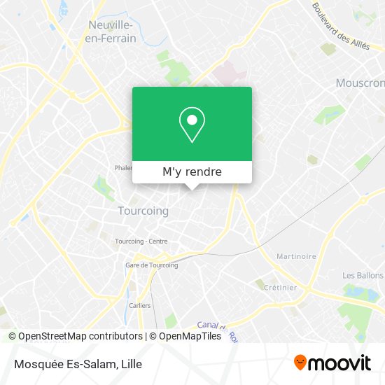 Mosquée Es-Salam plan