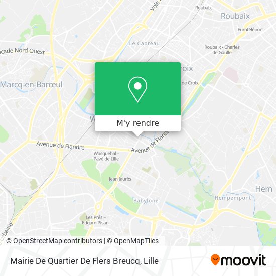 Mairie De Quartier De Flers Breucq plan